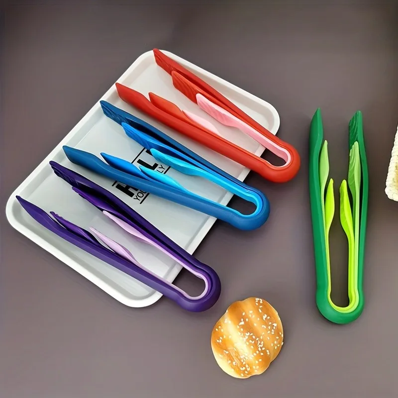 A Set of Three Multipurpose Food Tongs - Ideal for Cooking, Frying, Baking, Grilling - Perfect for Buffet, Barbecue