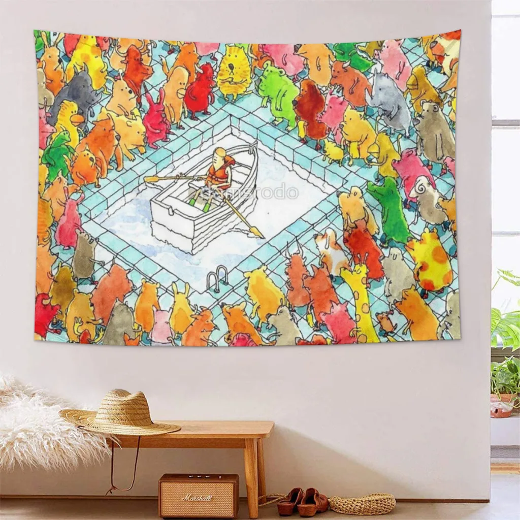 gavin dance happiness 2020 malamsenin Tapestry  Home And Decoration Wall Art Tapestries Room Decors