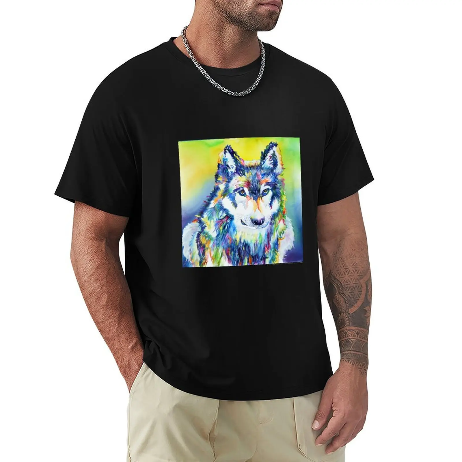 Dakota Wolf T-Shirt Halloween Casual T-Shirt