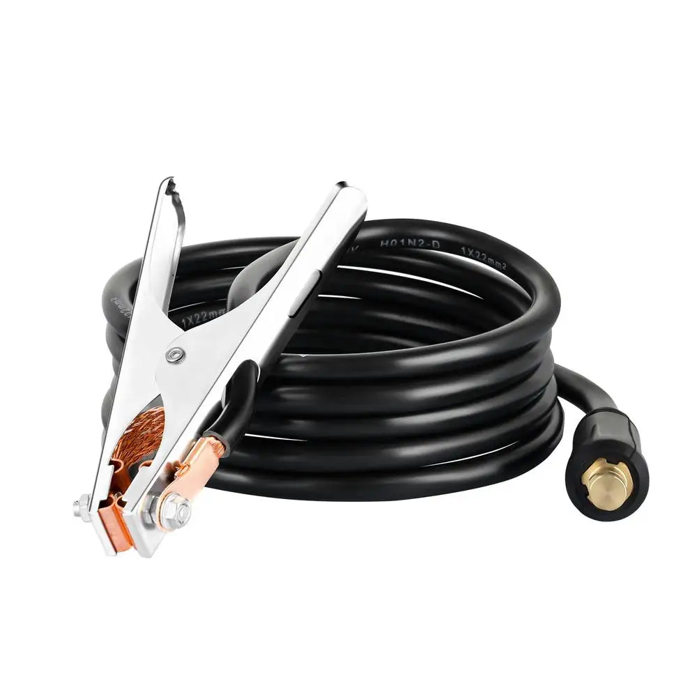 300A Welding Ground Clamp with 10ft Cable and Quick Connector  Compatible Strong Grip Jaws Secure Connection Wide Compatibility