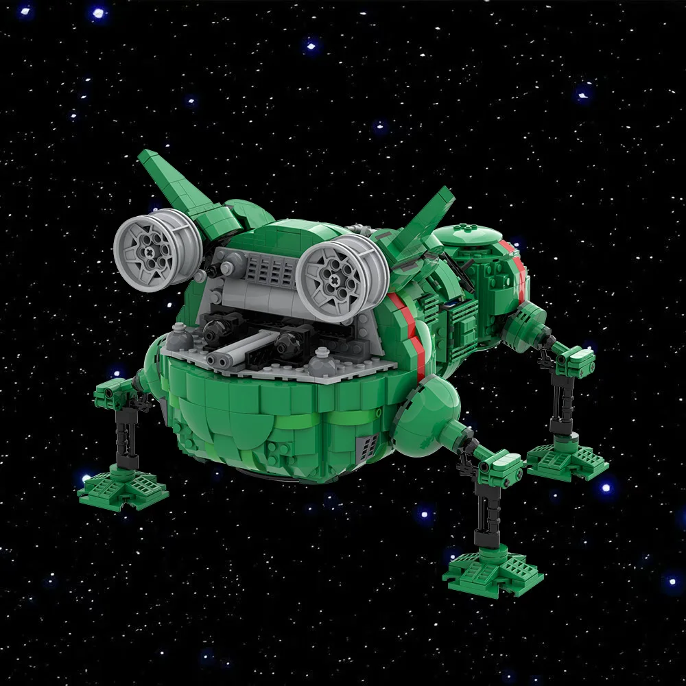 MOC Red Dwarf Starbugeds Building Blocks Model Sci-Fi Insect Model Shuttlecraft Spaceship Bricks Space Exploration Toy Gift