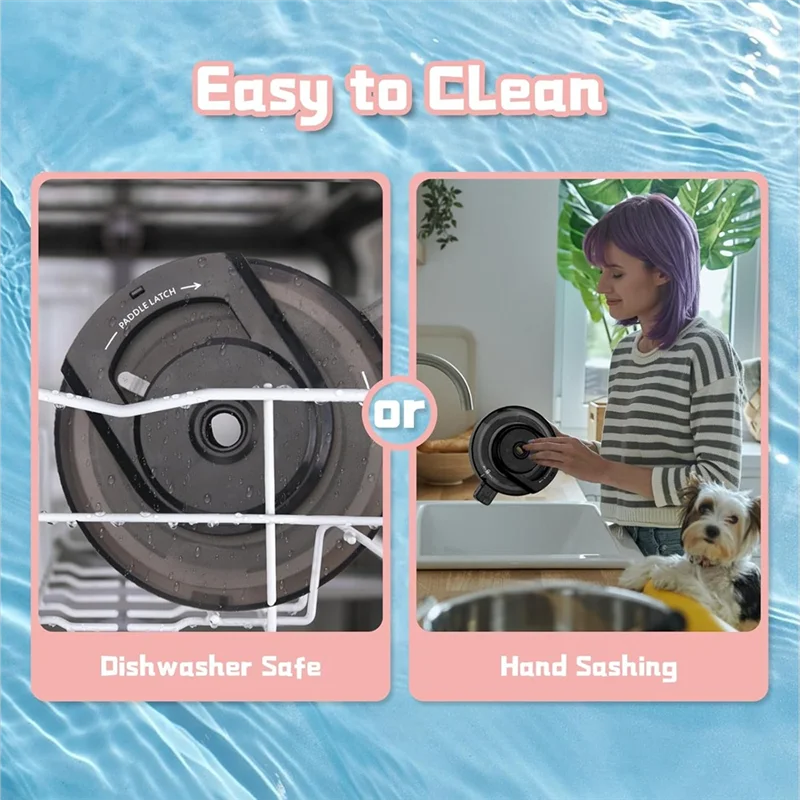 B25B استبدال قابلة لإعادة الاستخدام كريم غطاء وعاء مع حلقة لإحكام الإغلاق لسلسلة النينجا NC500/NC501 NC501C صانع الآيس كريم الغطاء الخارجي