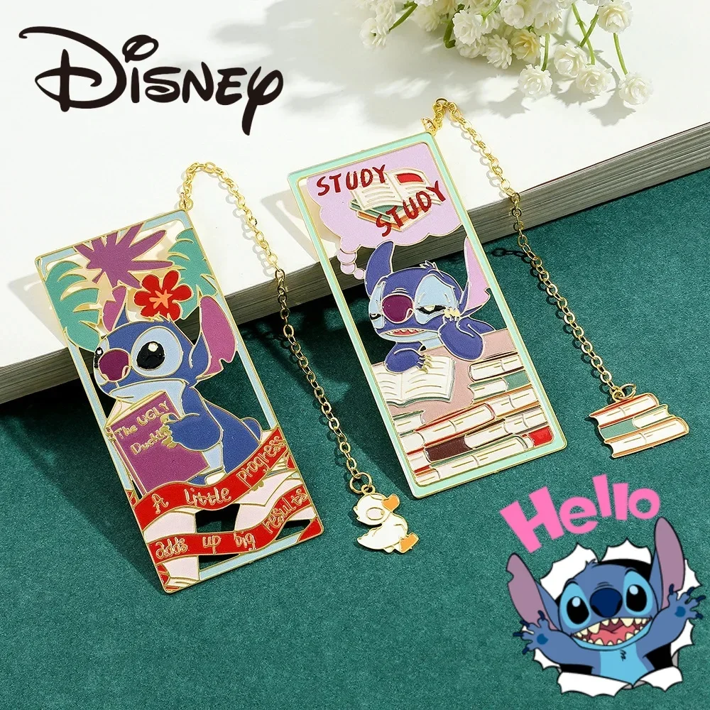 Cartoon Disney Creative Stitch Metal Bookmark for Book Lovers Women Men Kids Fans Collection Graduation Back To School Gifts