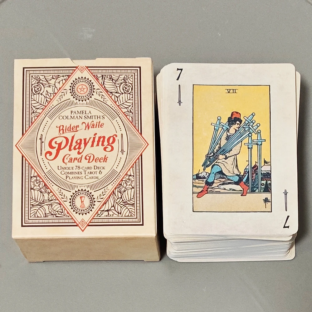 

RWS Playing Card Deck: 78-Card Poker Deck Illustrated with RWS Images, Combines Tarot and Playing Cards, Double-embossed