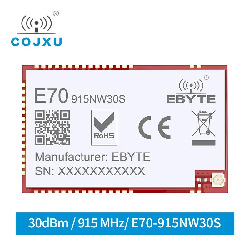 915MHz cojxu E70-915NW30S SoC UART Star Network uhf 30dBm IPEX Antenna Wireless Transceiver Transmitter Receiver 915 mhz Module