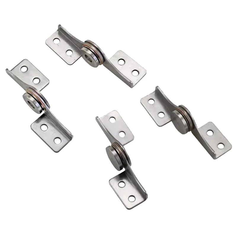 1 Set Stainless Steel Wire Hole Damping Rotating Shaft Torque Hinge for Blade Equipment Freely Stop And Close Damper Hinge