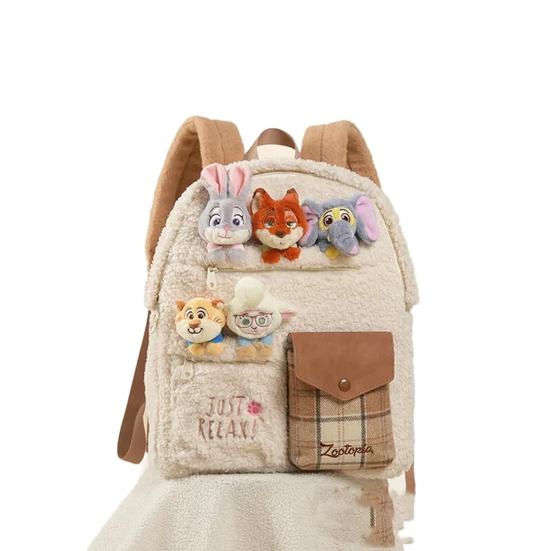Kawaii Potdemiel Judy Nick Tas Cartoon Judy Nick Pluche Pop Rugzak Student Rugzak Meisje Verjaardagscadeau Kerstcadeau