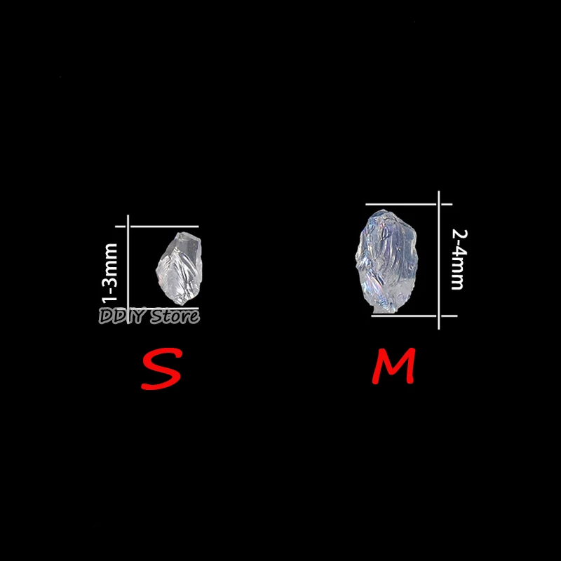 20g pietre di vetro rotto resina riempimento fai da te medio/piccolo cristallo UV epossidica riempitivo decorazione della tavola sottobicchiere riempimento stampo decorativo