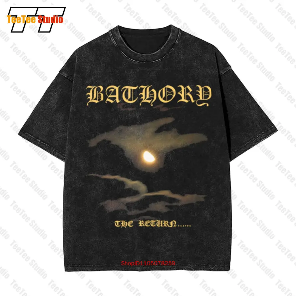 

Bathory The Return Rock Music Band Heavy Metal Vintage Oversized T-Shirt PTOL