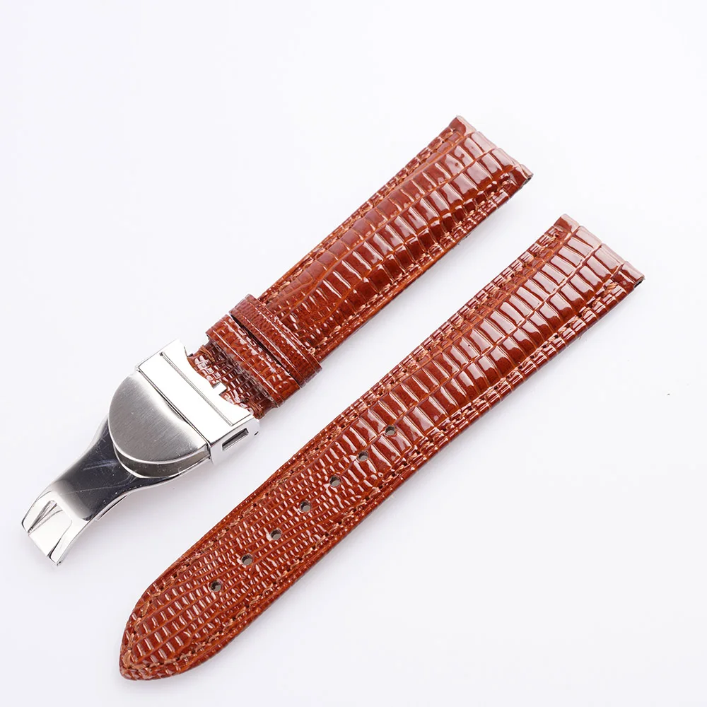 

Ремешок кожаный для наручных часов, сменный Браслет для часов черного цвета, 20 мм, цвет красный/коричневый