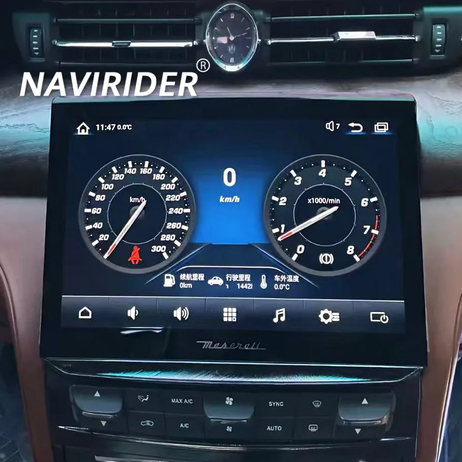 Android15 Car Radio GPS Navigation Stereo Blu-Ray Screen For Maserati Quattroporte 2013-2020 CarPlay Multimedia Video Player