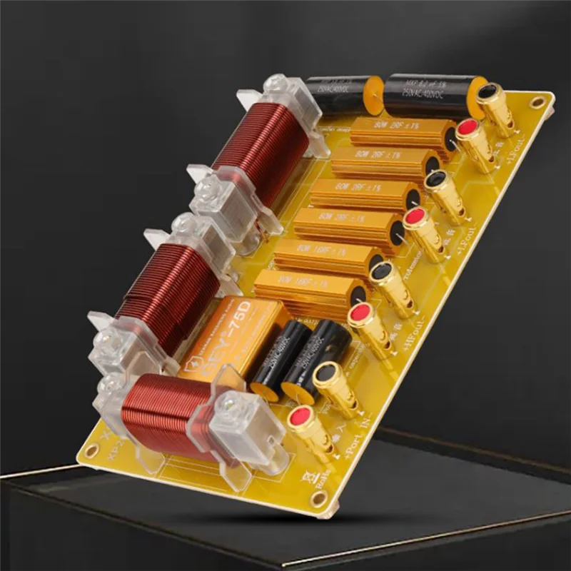 AM-Audio Divider Crossover Two Way Divider Double 15 Inch 12 Inch Performance High Sound Protect Stage High & Low Speaker