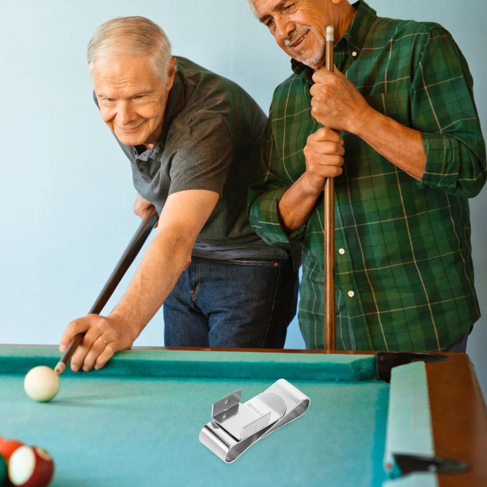 Clipe de chocolate magnético retrátil piscina giz titular braçadeira cue caso bolas de bilhar acessórios metal snooker fornecimento