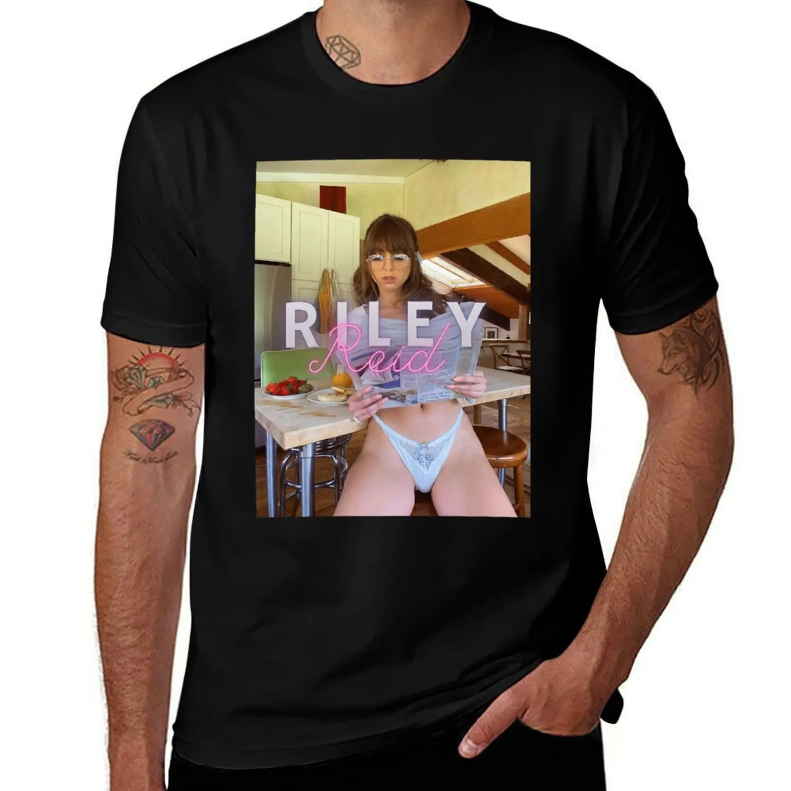Riley Reid T-Shirt Moisture Wicking Athletic T-Shirt