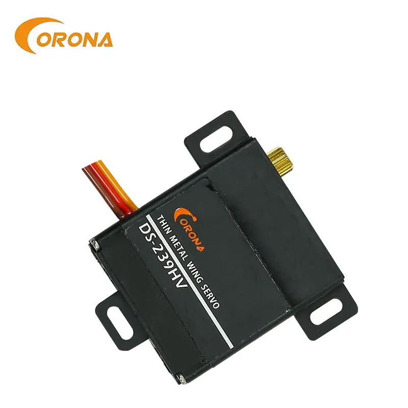 4PCS Corona DS239HV Digital Slim Wing Servo (Metallgetriebe) 4,6kg / 0,13s / 22g 6,0V/7,4V Ds-239hv Ds-239 – Detail 3