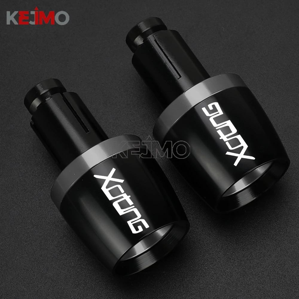 

For KYMCO XCITING 250 300 400 500 Xciting Motorcycle CNC Handlebar Grips Ends Plug Slider Caps Handle bar end Accessories Parts