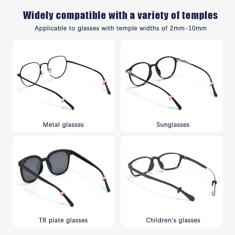 15 par antypoślizgowy silikonowy uchwyt na uszy okulary okulary noga zaczep na ucho zatyczka wspornik akcesoria do zapięcia uchwyt na okulary