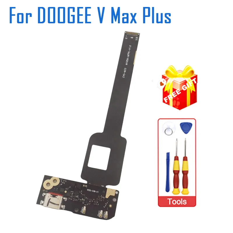 

New Original DOOGEE V Max Plus USB Board Base Charging Port Board With Main FPC For DOOGEE V Max Plus Smart Phone