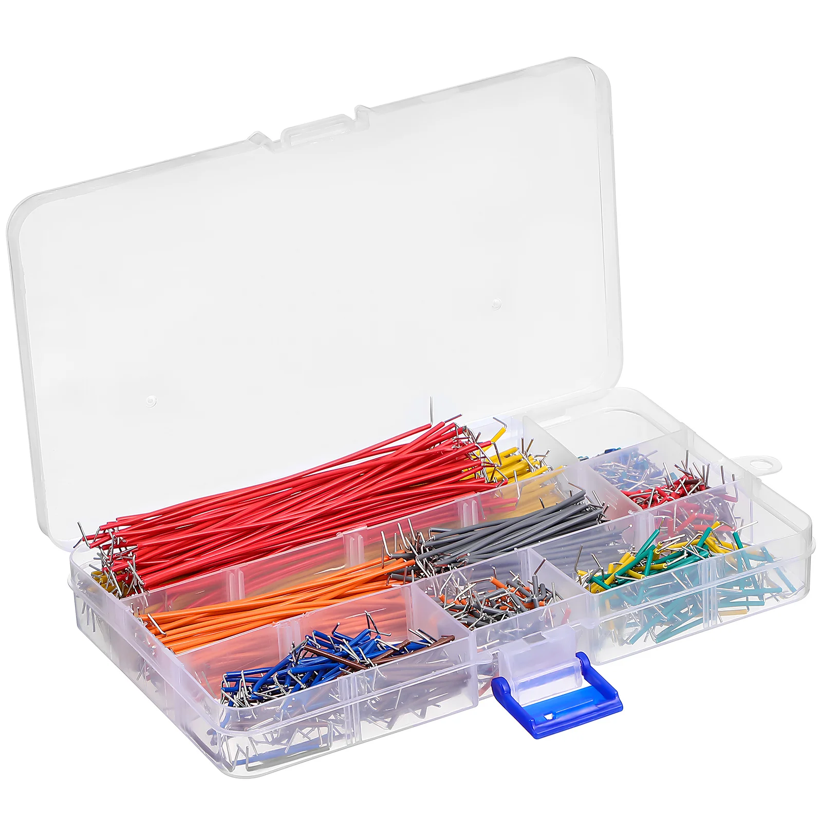 

840 pcs Breadboard Jumper Wire Kit Assorted Flexible Durable Aluminum Wires For Pcb Prototyping Solderless Diy Electronic
