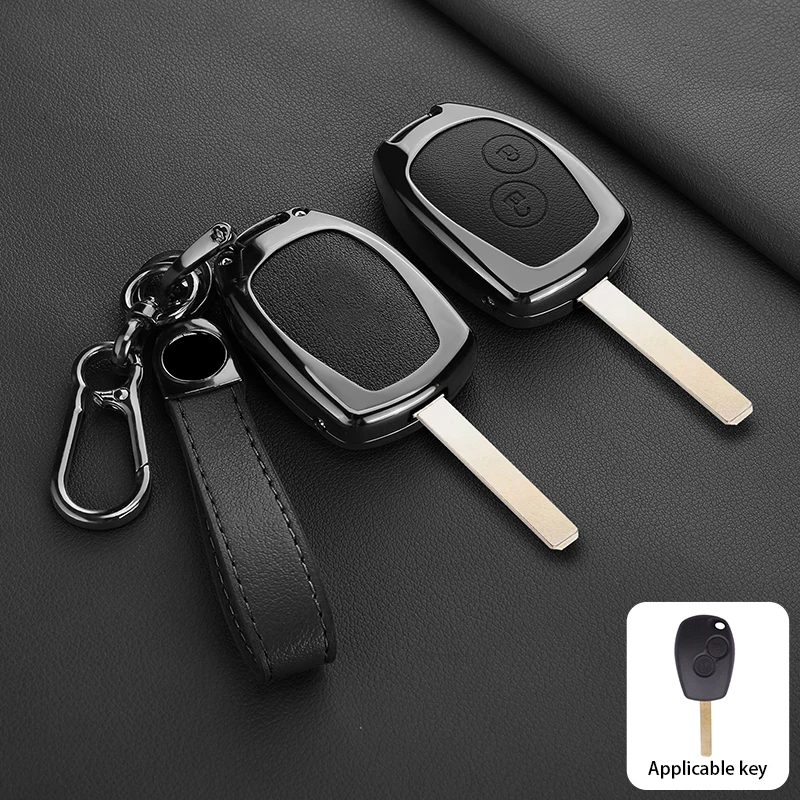 Suitable for Renault Megane Clio Koleos Laguna Scenic Logan car high-end metal keycase remote control protective case