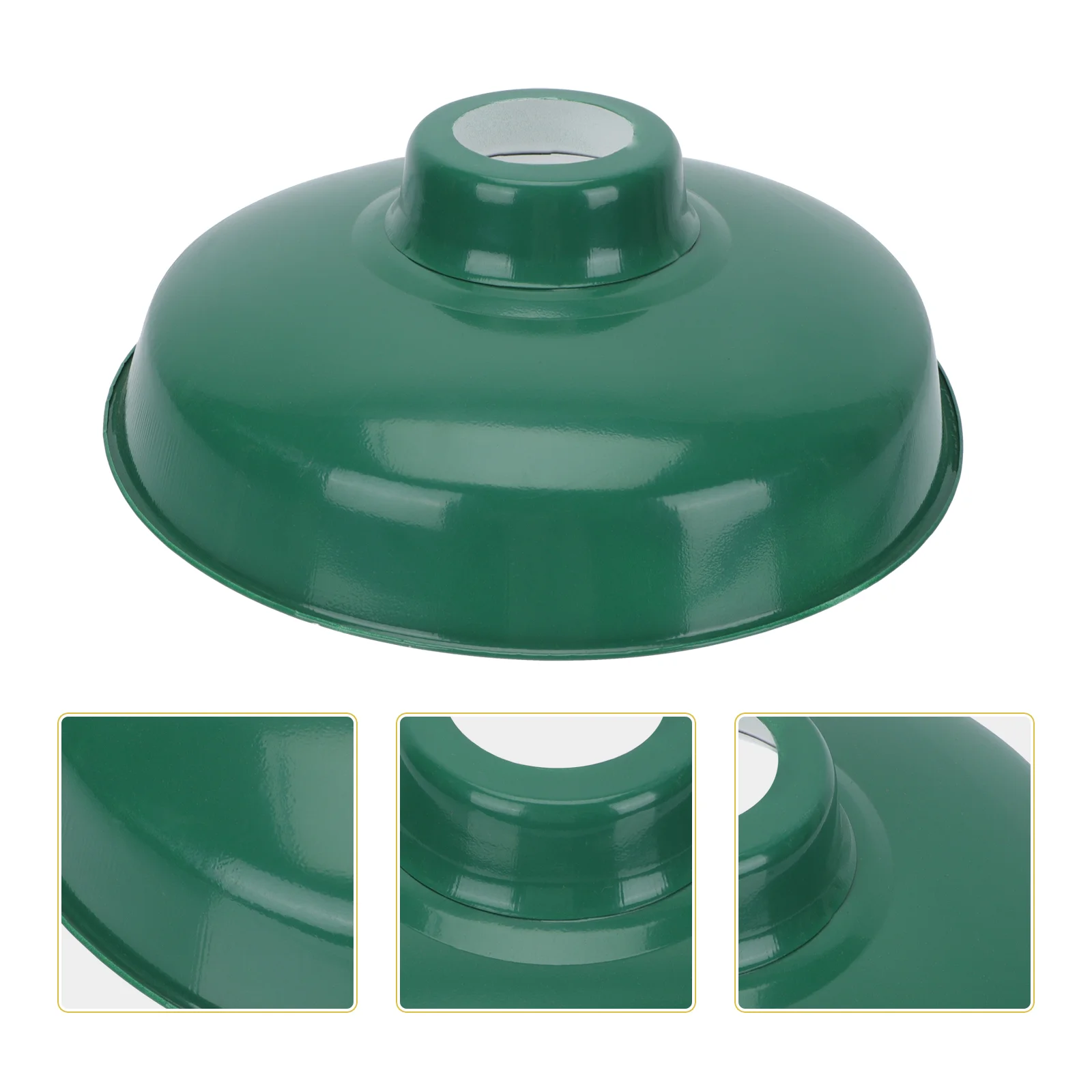 Pendant Light Vintage Green Lampshade Chimney Wall Sconce Protective Cover Table Dome Enamel