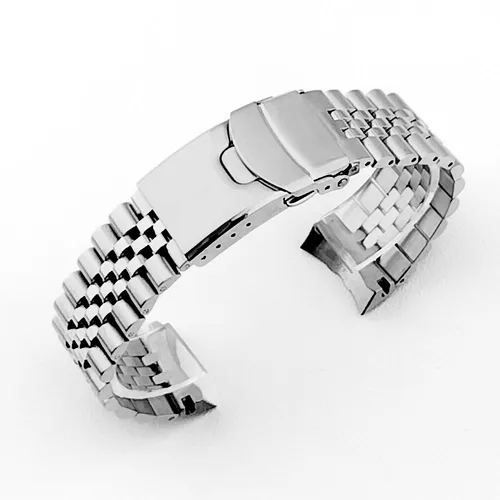 Imagen 2 del producto Correa deportiva para hombre, correa de acero inoxidable sólido de 22mm, Srpd Skx007/Skx009 SRPD63K1, pulsera con extremo curvo Jubilee
