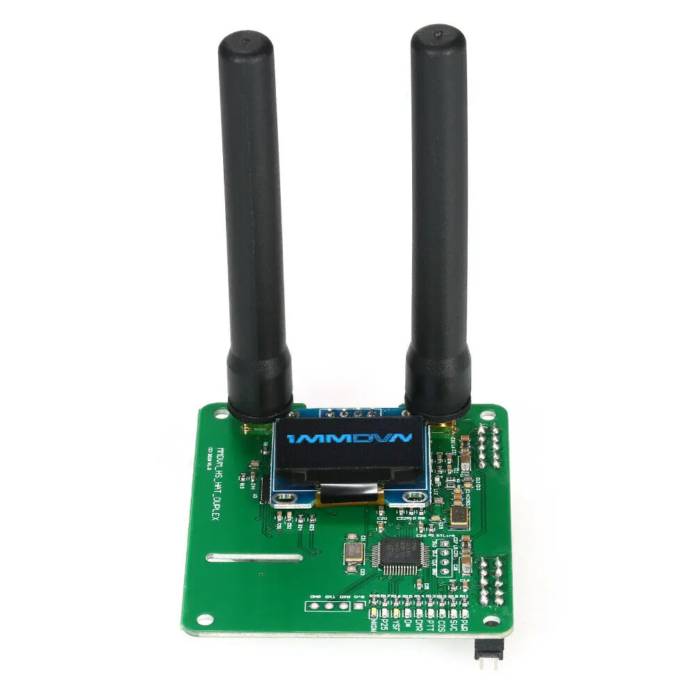 New MMDVM_HS_Dual_Hat Duplex Hotspot board  Support P25 DMR YSF NXDN For Raspberry pi +OLED + Antenna