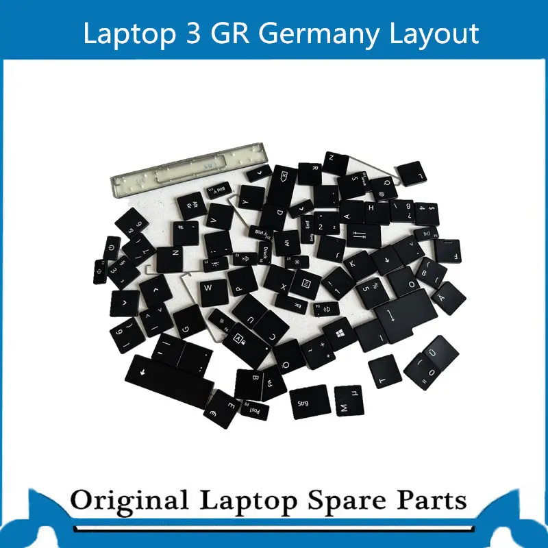 Imagem -02 - Capa de Teclado para Notebook Microsoft Surface Keycap Original 156 Pol 15 es it Reino Unido pt Preto Ferramenta Livre 1868 1872