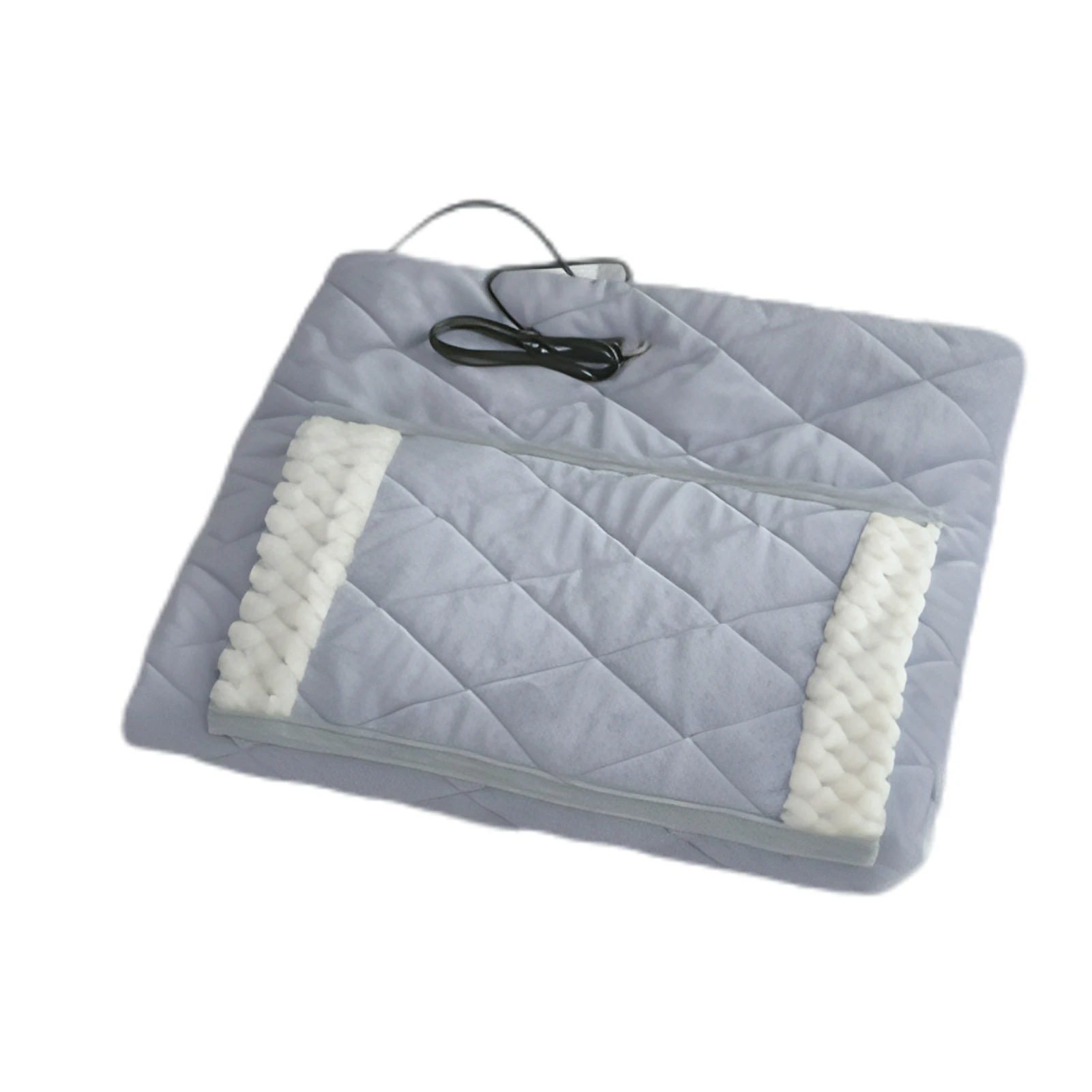 

Office Lunch Break Heating Pad USB Multifunctional Electric Blanket With Pocket Travel - purple 60x80cm