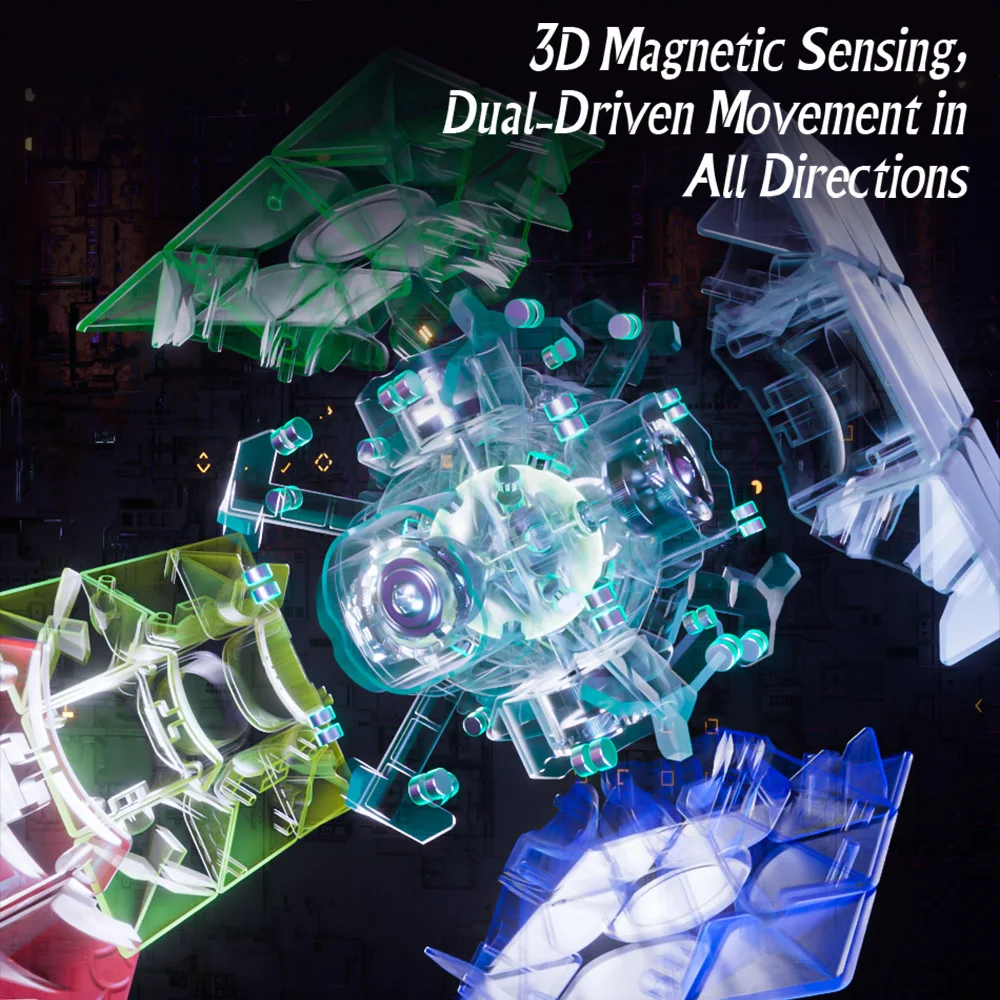 MOYU-Weilong WRM V9 Cubo Mágico, Núcleo de Bola, UV, 3x3x3, Profissional, Magnético, Velocidade de Enigma, Brinquedos Educativos