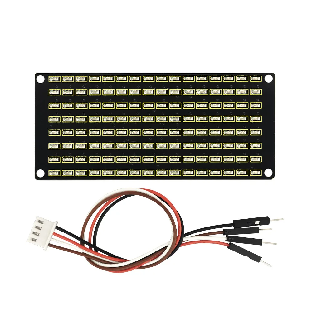 Panel matrycowy LED Keyestudio 8x16 dla Arduino z 128 diodami LED 4-pinowy interfejs napędzany przez chip AIP1640 dla zestawu Arduino DIY