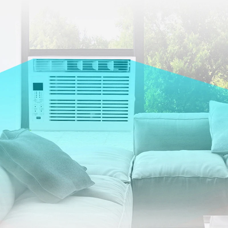 Window Air Conditioner Window-Mounted Portable Refrigeration Air Conditioners Cold 24-hour Timer Remote Control Room Cooler