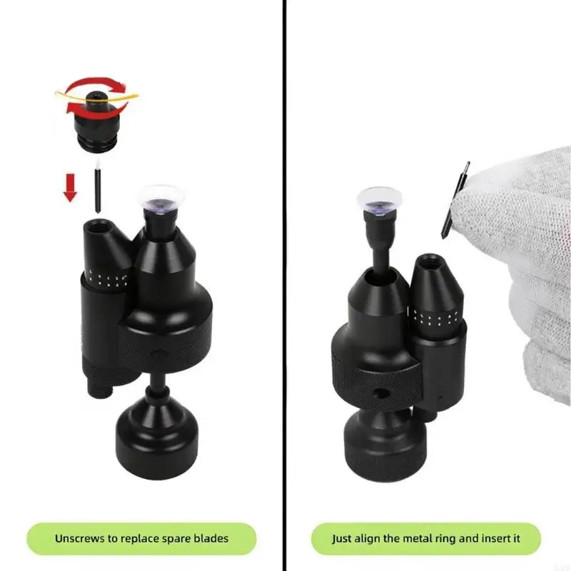 M76E 18–32 mm Autolackfolienverpackung PDC-Sensorschneider mit Saugfuß für PPF Wrap Car Radars Precisions Schneidwerkzeuge – Detail 9