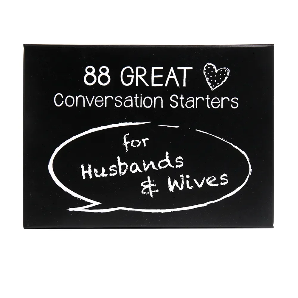 88 Great Conversation Card Game Starters for Husbands and Wives Romantic Card Game for Married Couples Christian Games