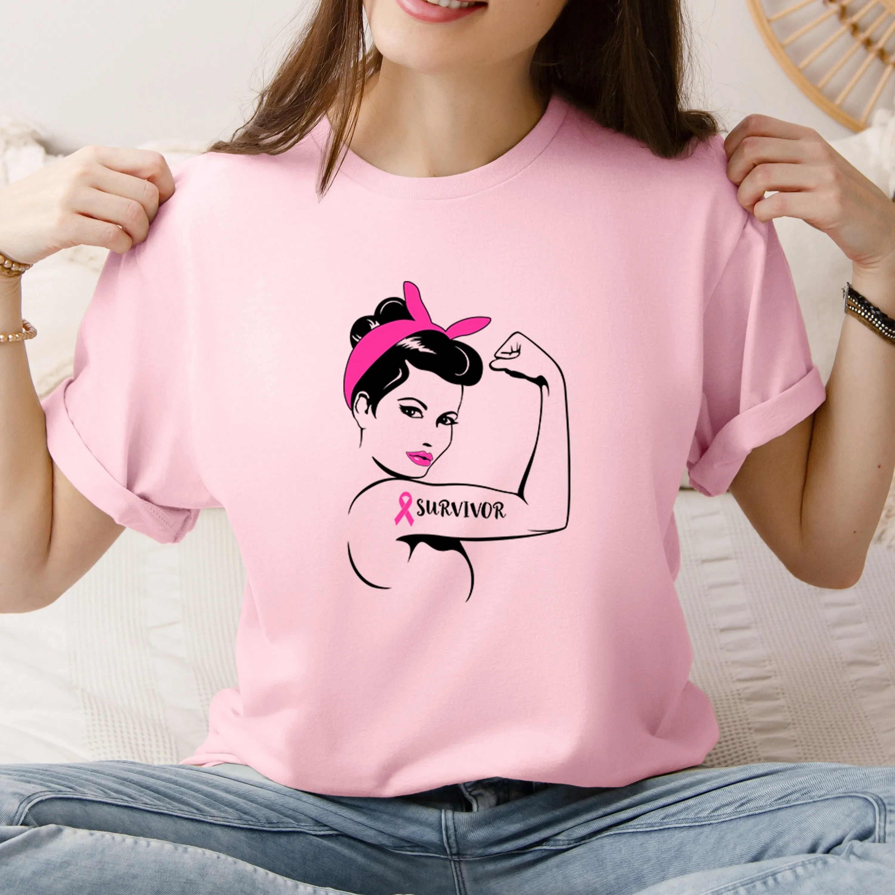 Cancer Survivor T Shirt Breast S Fighter Stronger Than