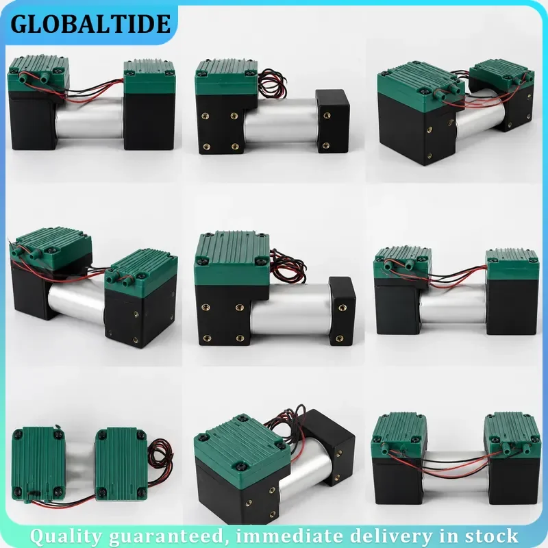 12V 24V 220V DC Diaphragm Vacuum Pump High Negative Pressure Air Suction -90Kpa 10-20L/min for Industrial Medical Use