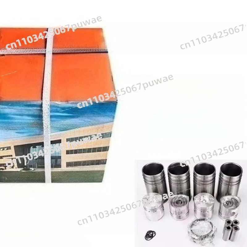 Forklift Parts New Chase Engine Cylinder Liner Assembly Six Matching C490 490B 4D27 4D35 A490