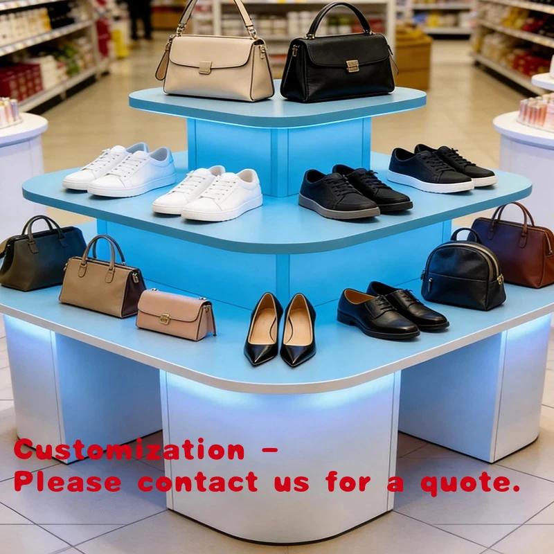 

Customize.Supermarket Stand Flat Pack Custom LED Light Cosmetic Shoes Display Shelf