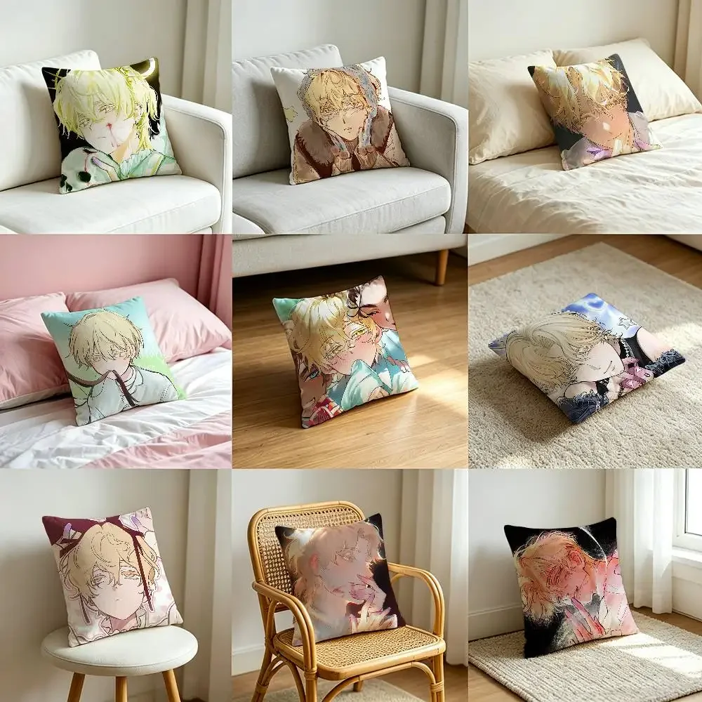 L-luka Alien Stage Customizable Square Pillowcases, Stylish And Soft, Perfect For Beds, Cars, And Sofas.