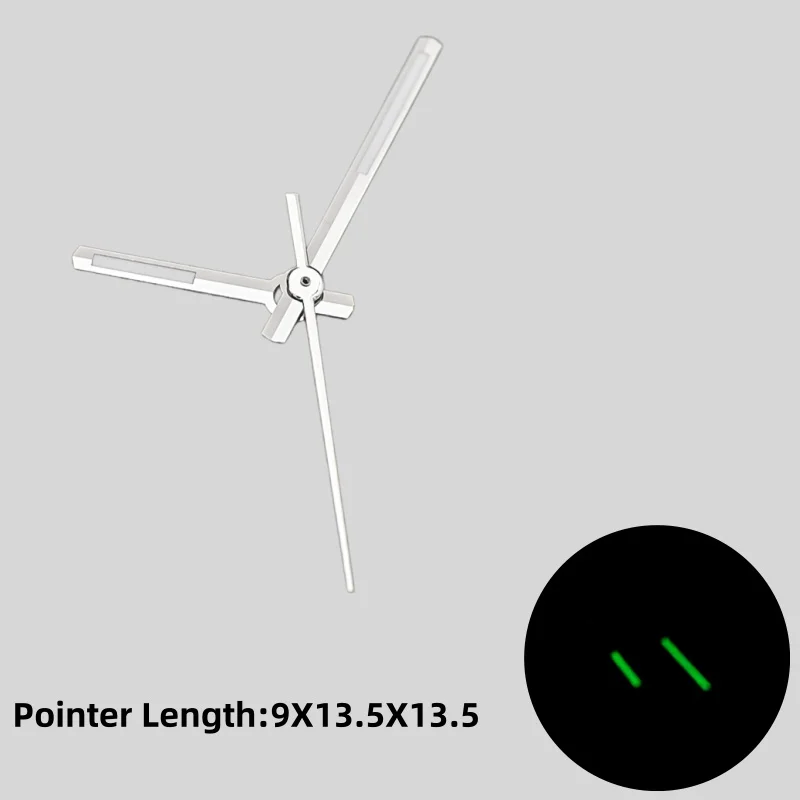 

8215 8205 Dial Pointer C3 Green Luminous Material ApplicableTo Nh35 Nh36 NH34 Dial Pointers Watch Case Accessories