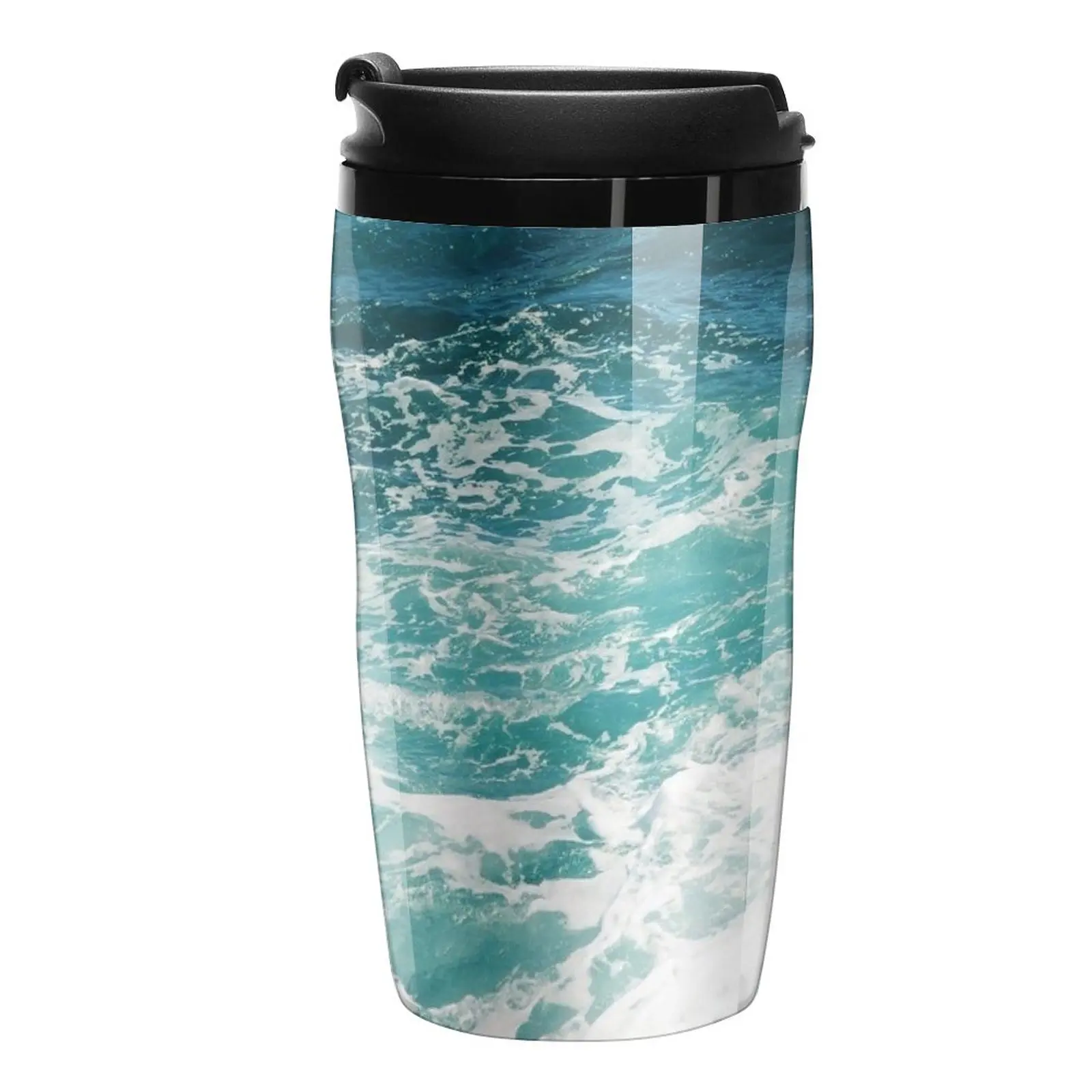 

New Blue Ocean Waves Travel Coffee Mug Cute Mugs Coffee Cups Sets Cup Set Of Coffee