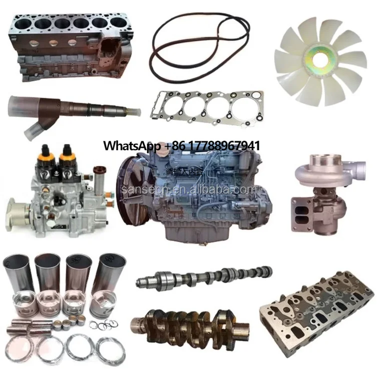 

Isuzu Engine Parts 6WA1 Cylinder Head 1-11110902-3