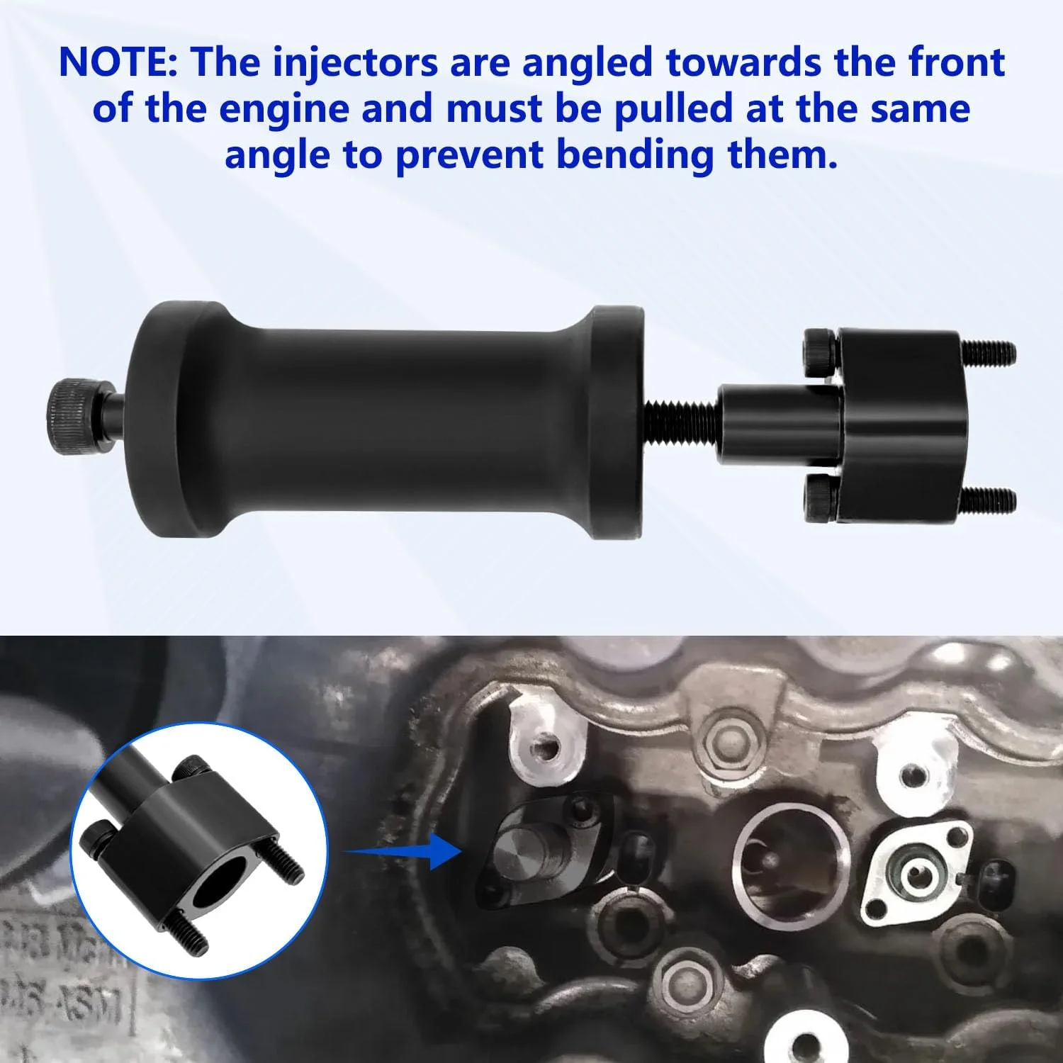 Outil d'extraction d'injecteur de carburant-Compatible avec GM, Buick, Vauxhall, Opel & MG Direct 1.0L, 1.4L, 1.5L essence d'injection, OEM TEN00140
