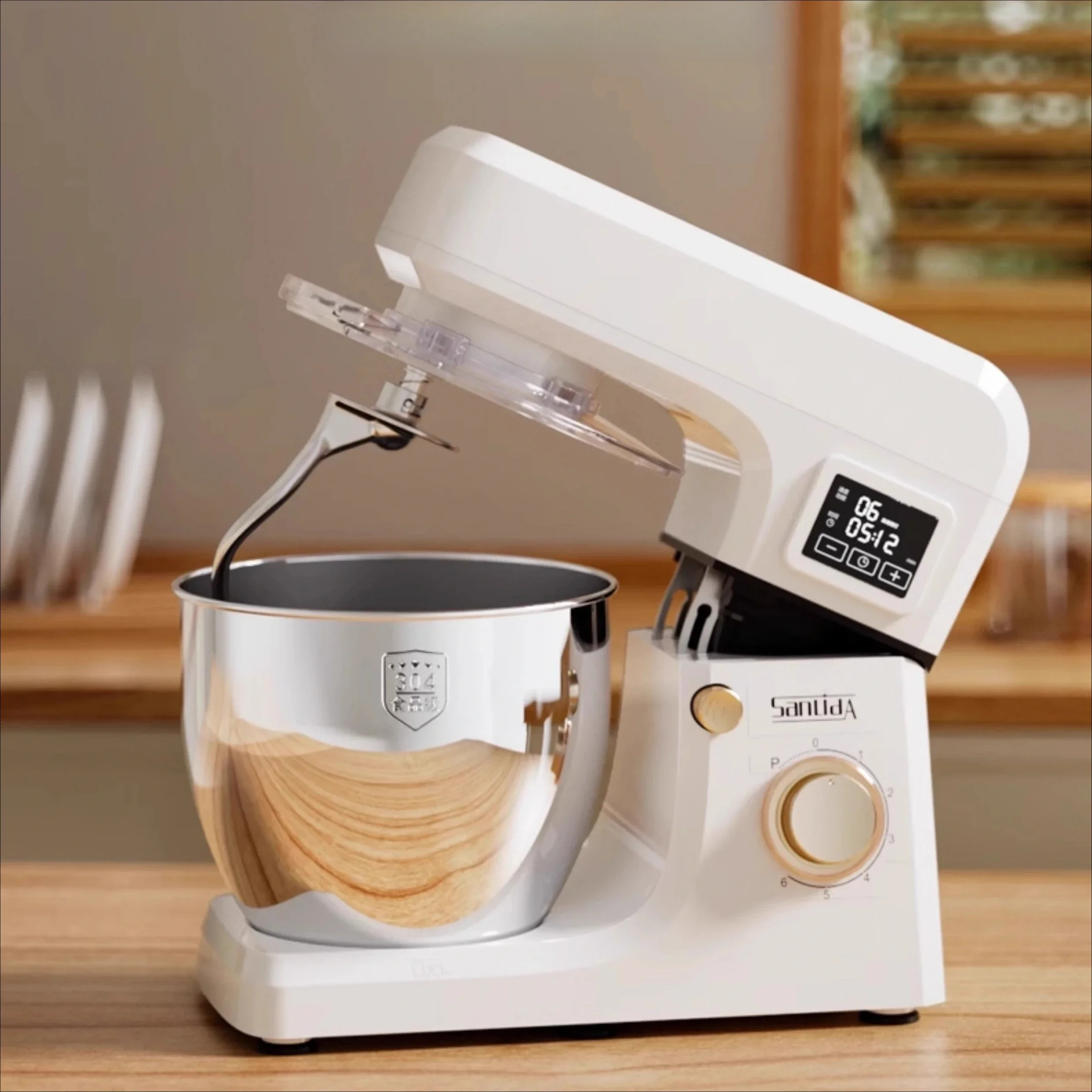 Chef Machine Household  Dough Mixing Machine Automatic Kneading and Fermentation Integrated Mixing Noodles Fresh Milk Machine