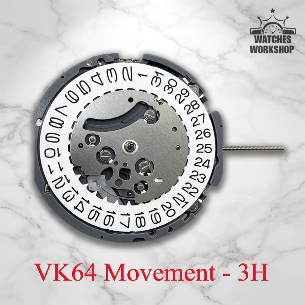 Men'S Accessories Watches - กลไกนาฬิกา VK64A ควอตซ์ ออโตเมติก พร้อมฟังก์ชันวันที่ 24