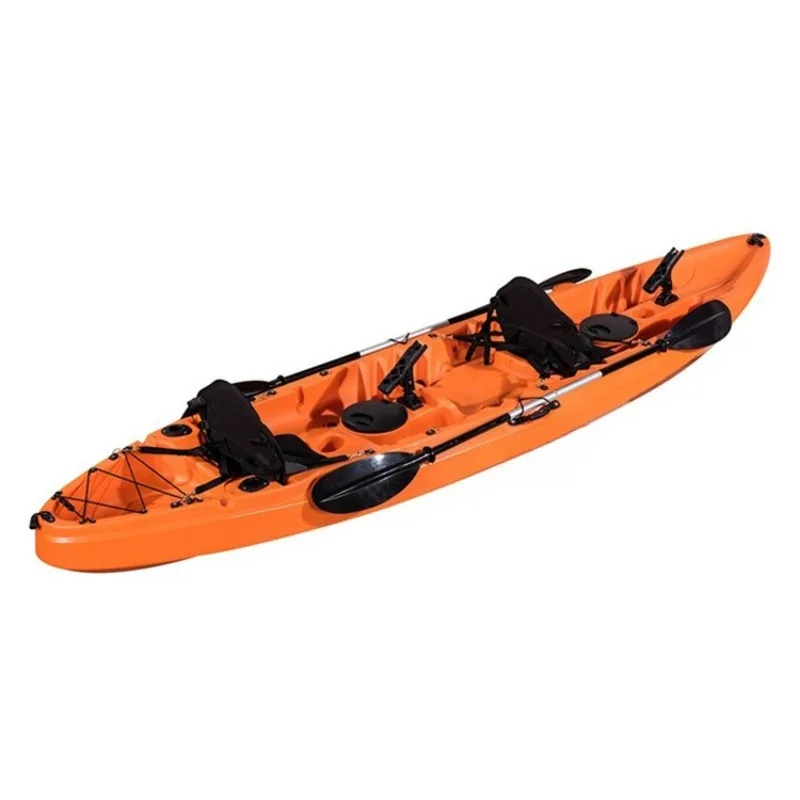 Custom Rotomoulded Two-person Kayak, Suitable for Adult Fishing Trips and River Use
