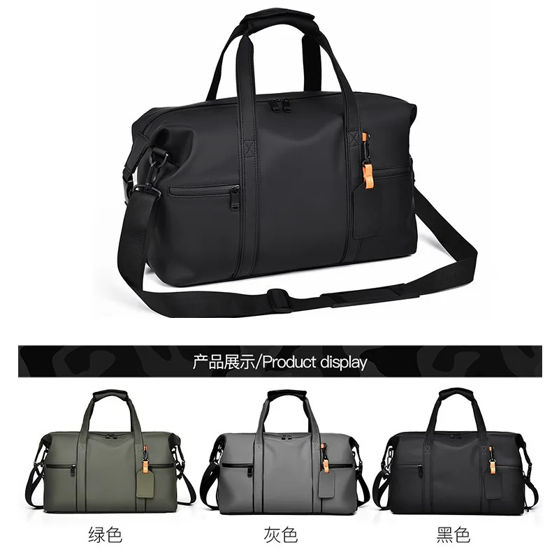 

New large-capacity men's business trip travel bag versatile commuter handbag anti-splashing sports fitness bag