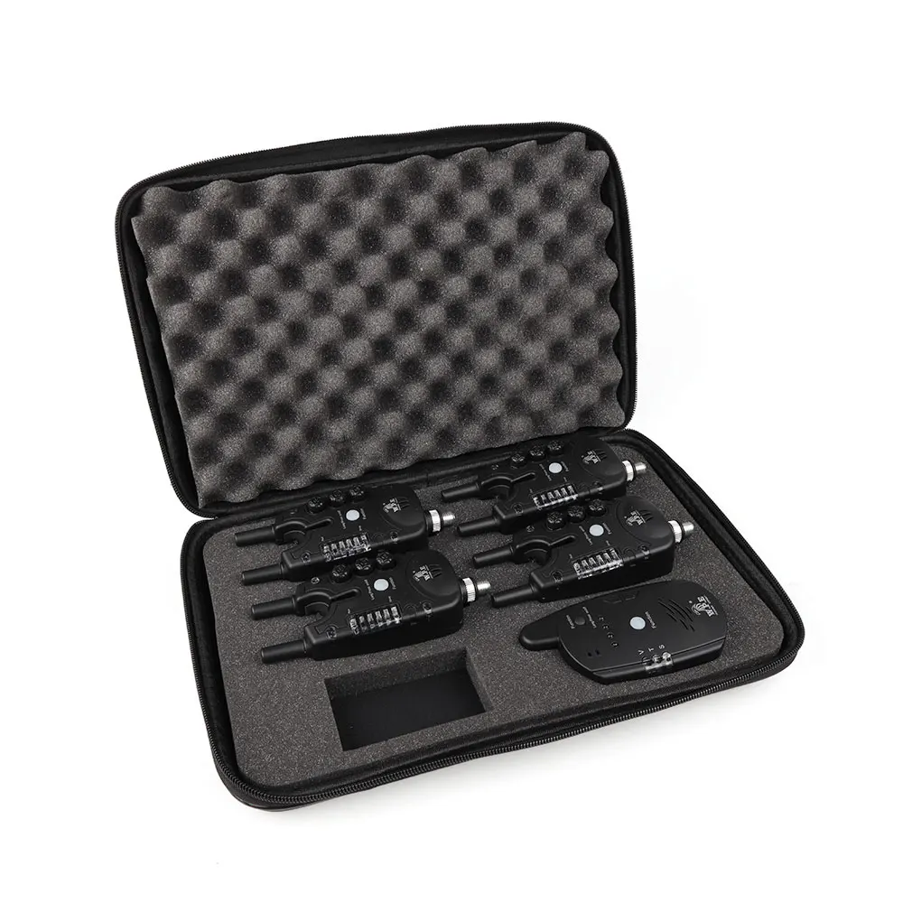 

For Carp Fishing Bait Alarm Light Emitting Diode Electronic Europe 4 + 1 Set Carp Fishing Tackle Alarm Light Emitting