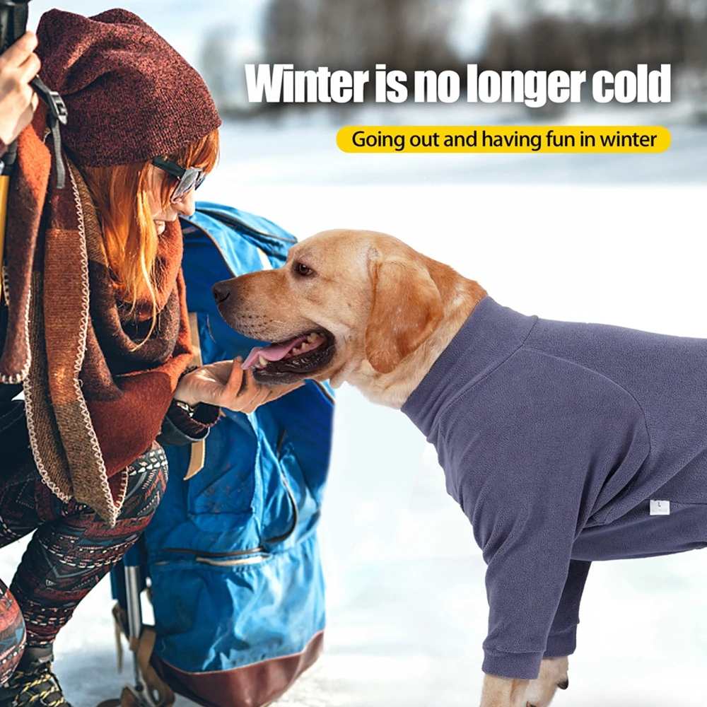 Winter Warme Hund Pyjamas Kleidung Für Mittlere Große Hunde Hund Pyjamas Elastizität Haustier Overall Labrador Kostüm Dobermann Mantel