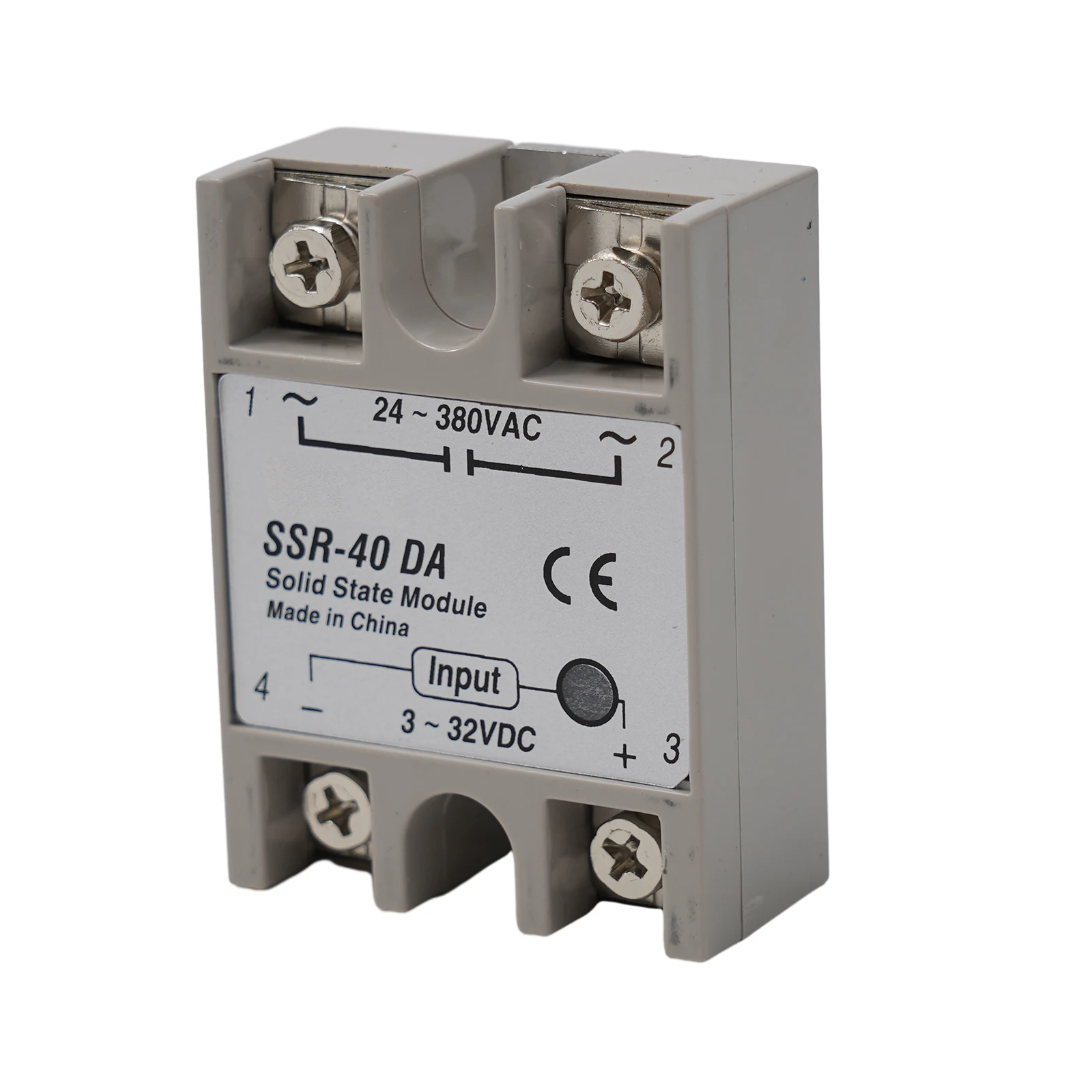 Practical Solid State Relay Module Fitting Industrial Replacement Tool Adapter Assembly 3-32V DC To 24-380V AC